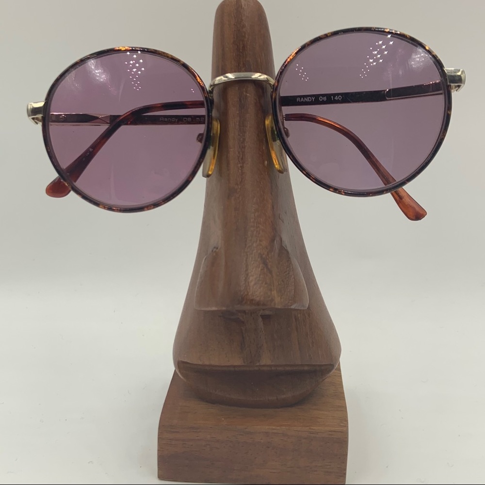Vintage Randy Brown Oval Sunglasses Frames